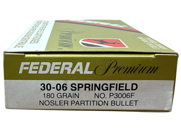 Federal Premium 30-06 SPRG Nosler Partition 180gr 20rd
