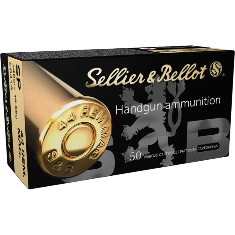 Sellier & Bellot Pistol Ammo 44 Rem Mag 240 gr. SP 50 rd.