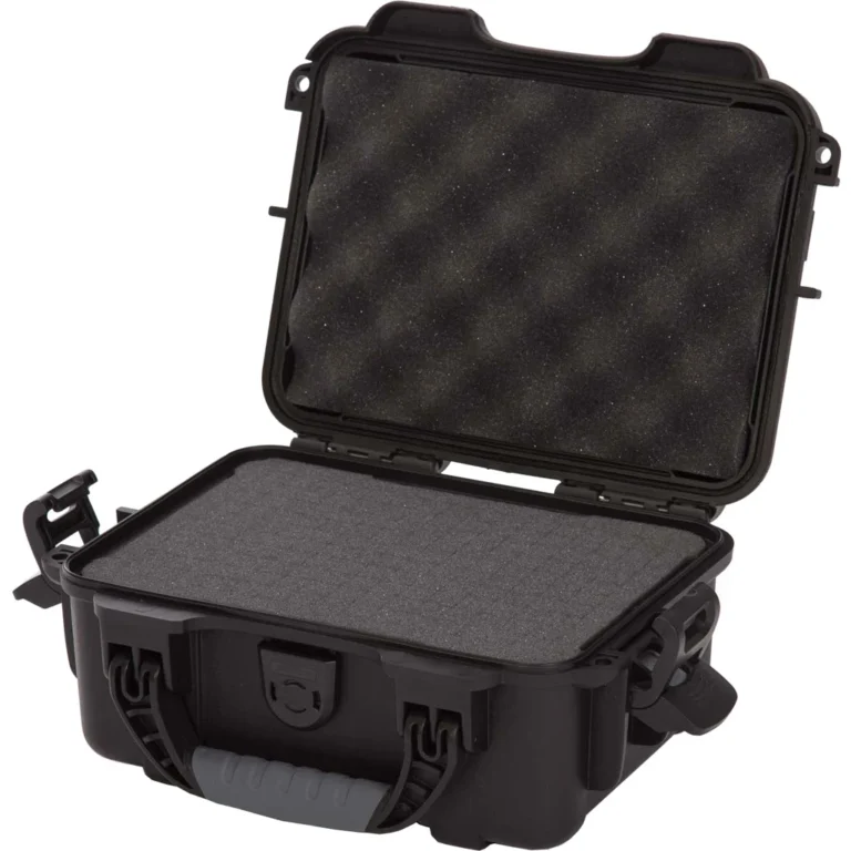 Nanuk Pistol and Accessory Hard Case w/Foam Black 8.4 in. x 6 in. x 3.7in
