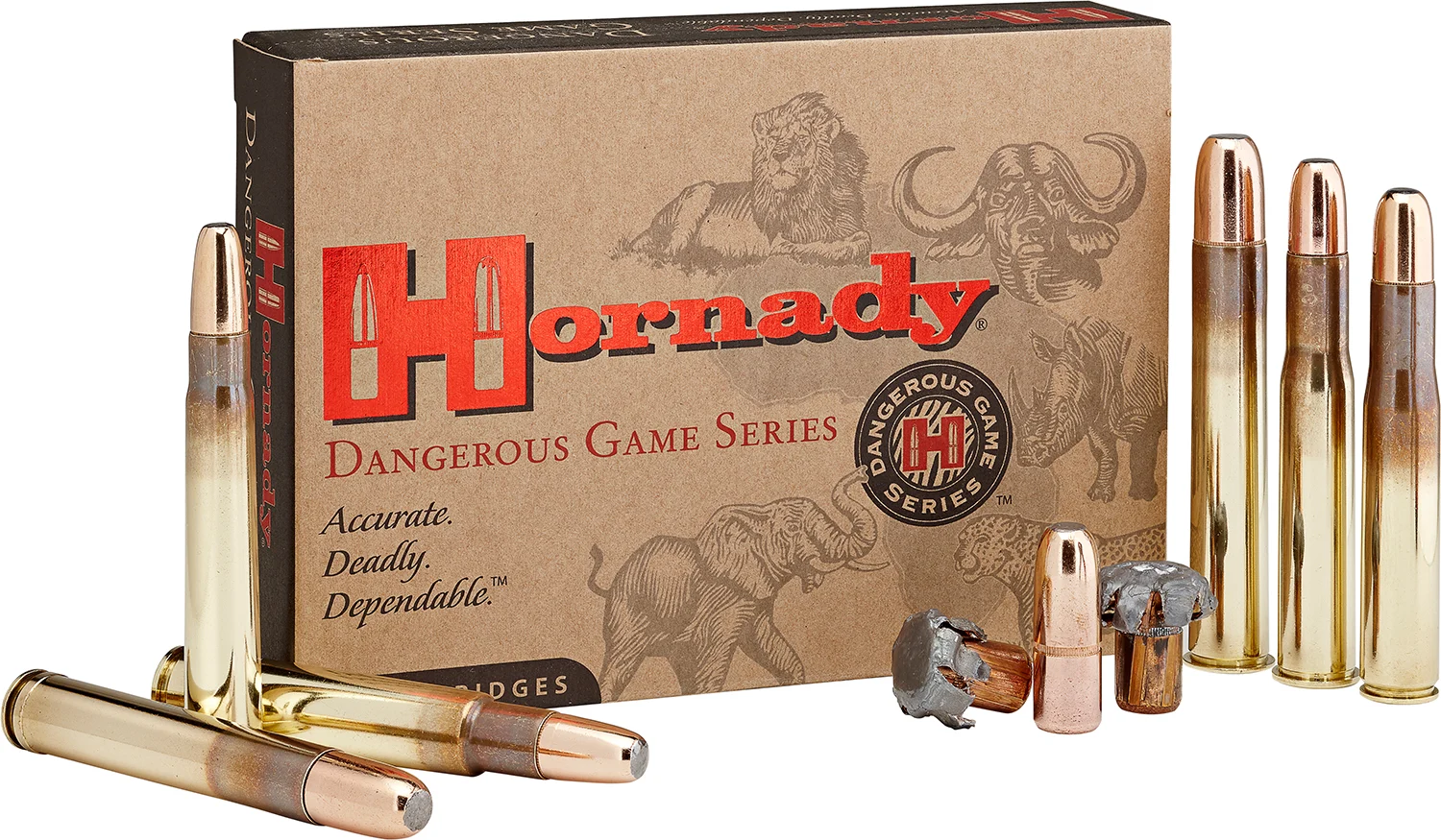 Hornady .375 Ruger 300gr BONDED Brass – 20rd