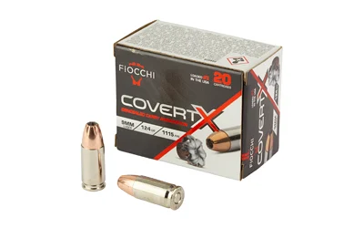 Fiocchi 9mm Luger 124gr JHP – 20rd