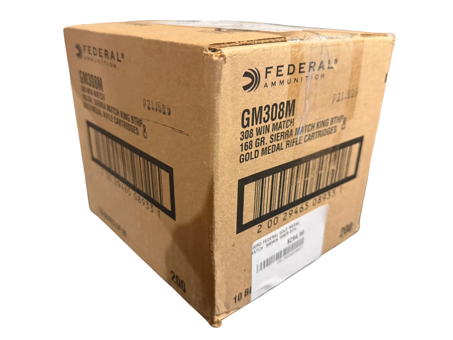 Federal 308 Win 168GR 200rd
