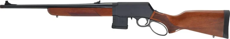 HENRY H23 LASR SUPREME 223REM - 18" THREADED BLUED WALNUT