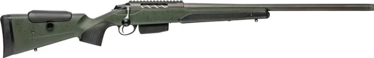 TIKKA T3X SUPER VARMIT 223 REM - 23.7" HB GREEN/TUNG CERAKOTE