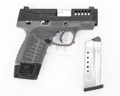 Savage Arms Stance 67044 MC9MS 9mm 3.2" 7+1/10+1 Grey w/ Night Sights