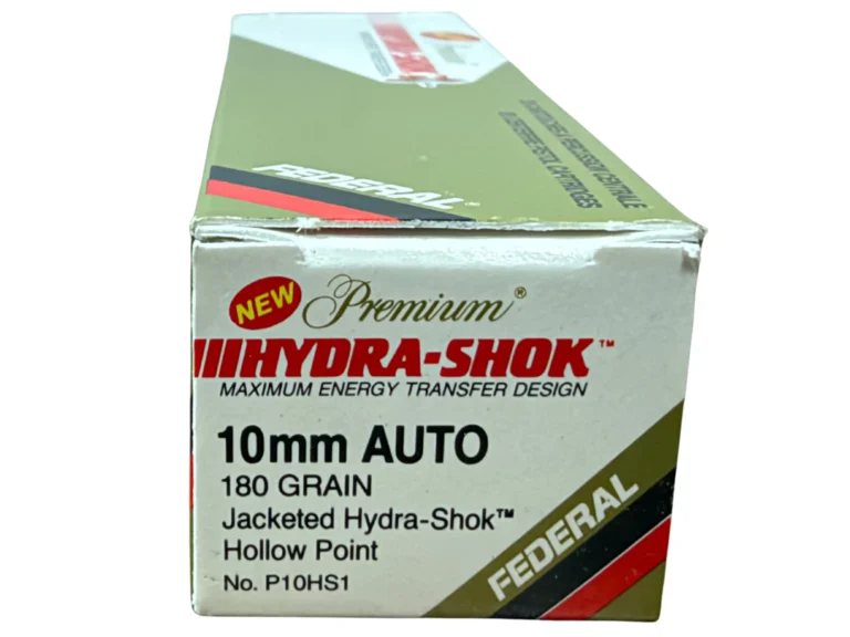 Federal Premium Hydra-Shok 10mm Auto 180gr JHP 20rd