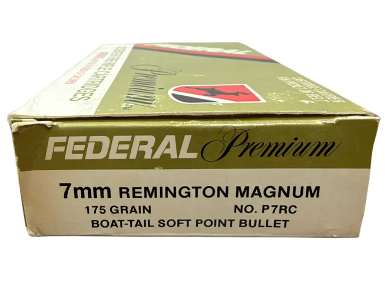 Federal Premium 7mm Rem Mag 175gr BTSP 20rd