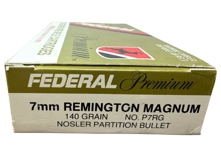 Federal Premium 7mm Rem Mag 140gr Nosler Partition Bullet 20rd