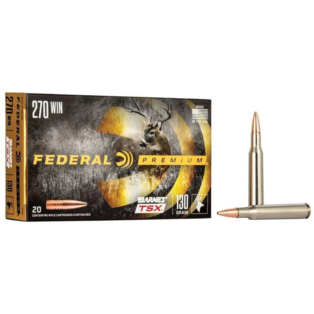 Federal Ammunition .270 Winchester 130gr HP