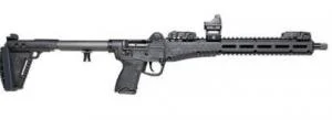 Kel-Tec SUB-2000 Defender Gen 3 Carbine - Black | 9mm | 16" Barrel | Accepts G19 & G17 Mags | 15rd | Viridian RFX11